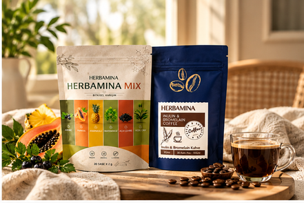 Herbamina Mix + Coffee – 2er Set – Lifestyle