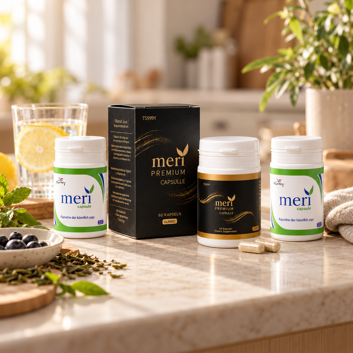 Meri Kapsel-Mix – Premium + 2× Meri Kapseln – Lifestyle