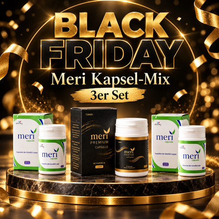 Meri Kapsel-Mix – Premium + 2× Meri Kapseln – Black Friday