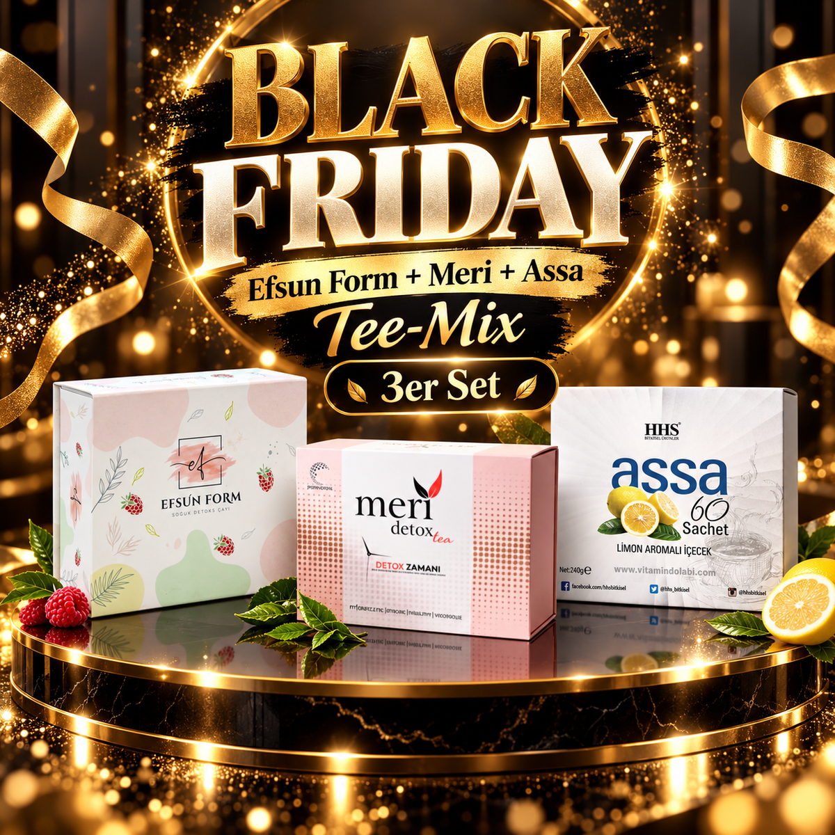 Efsun Form + Meri + Assa – Tee-Mix – Black Friday