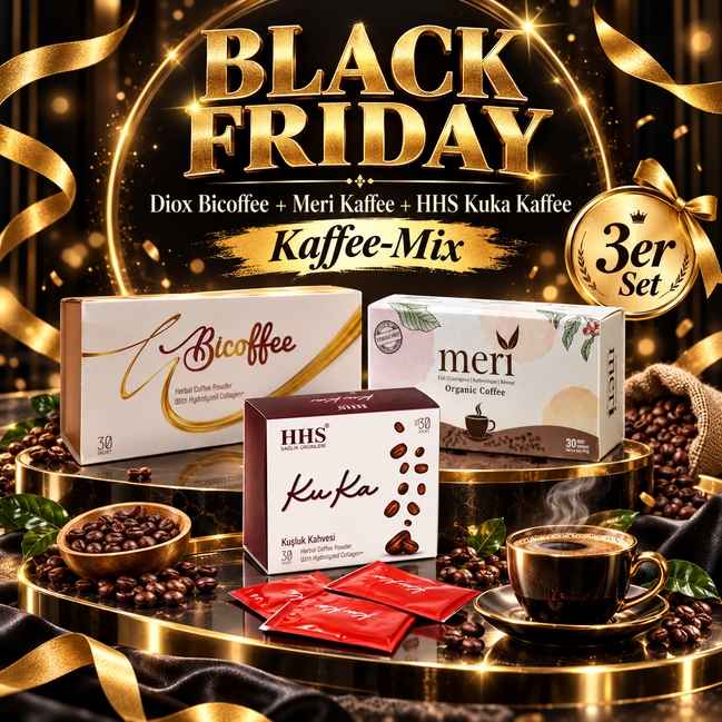 Diox Bicoffee + Meri Coffee + HHS Kuka – Kaffee-Mix – Black Friday