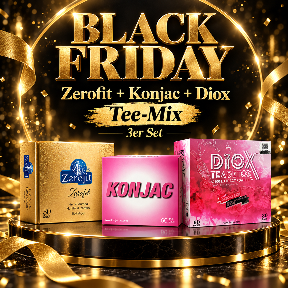 Zerofit + Konjac + Diox – Tee-Mix – Black Friday