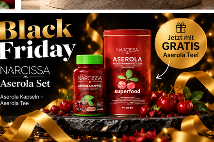 Narcissa Acerola Aktionsset – Black Friday gratis Acerola Tee