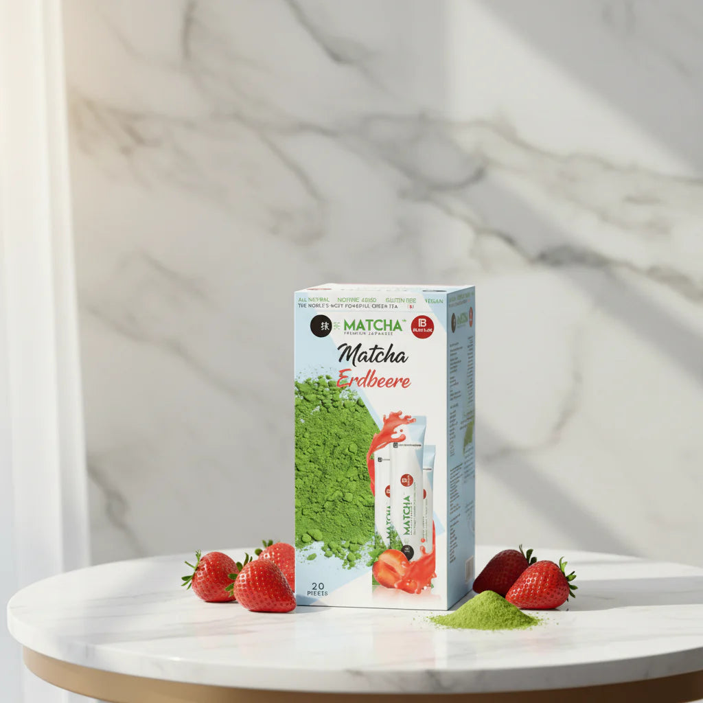Matcha Premium – Japanese Green Tea with Strawberry Flavor