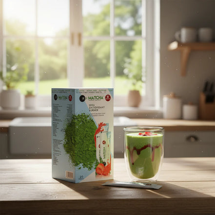 Matcha Premium – Japanese Green Tea with Strawberry Flavor