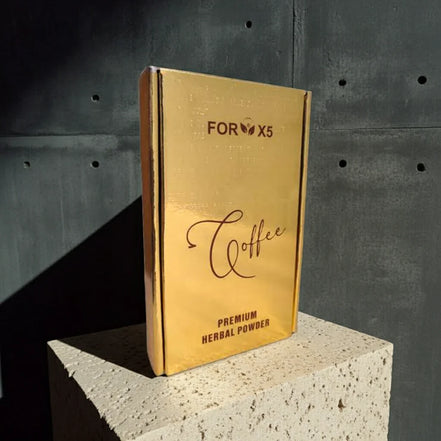 ForX5 Premium Coffee - Herbal Coffee with Ginseng, Ginger & Moringa