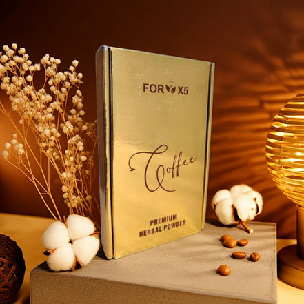 ForX5 Premium Coffee - Herbal Coffee with Ginseng, Ginger & Moringa