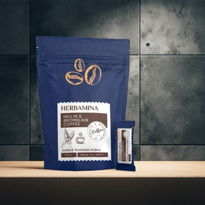 HERBAMINA COFFEE KAFFEE mit INULIN und BROMELAIN