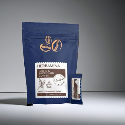 HERBAMINA COFFEE KAFFEE mit INULIN und BROMELAIN