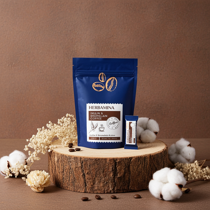 HERBAMINA COFFEE KAFFEE mit INULIN und BROMELAIN