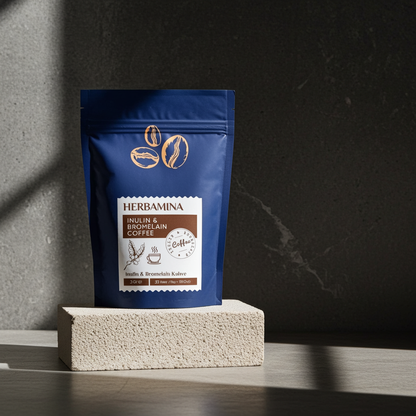 HERBAMINA COFFEE KAFFEE mit INULIN und BROMELAIN