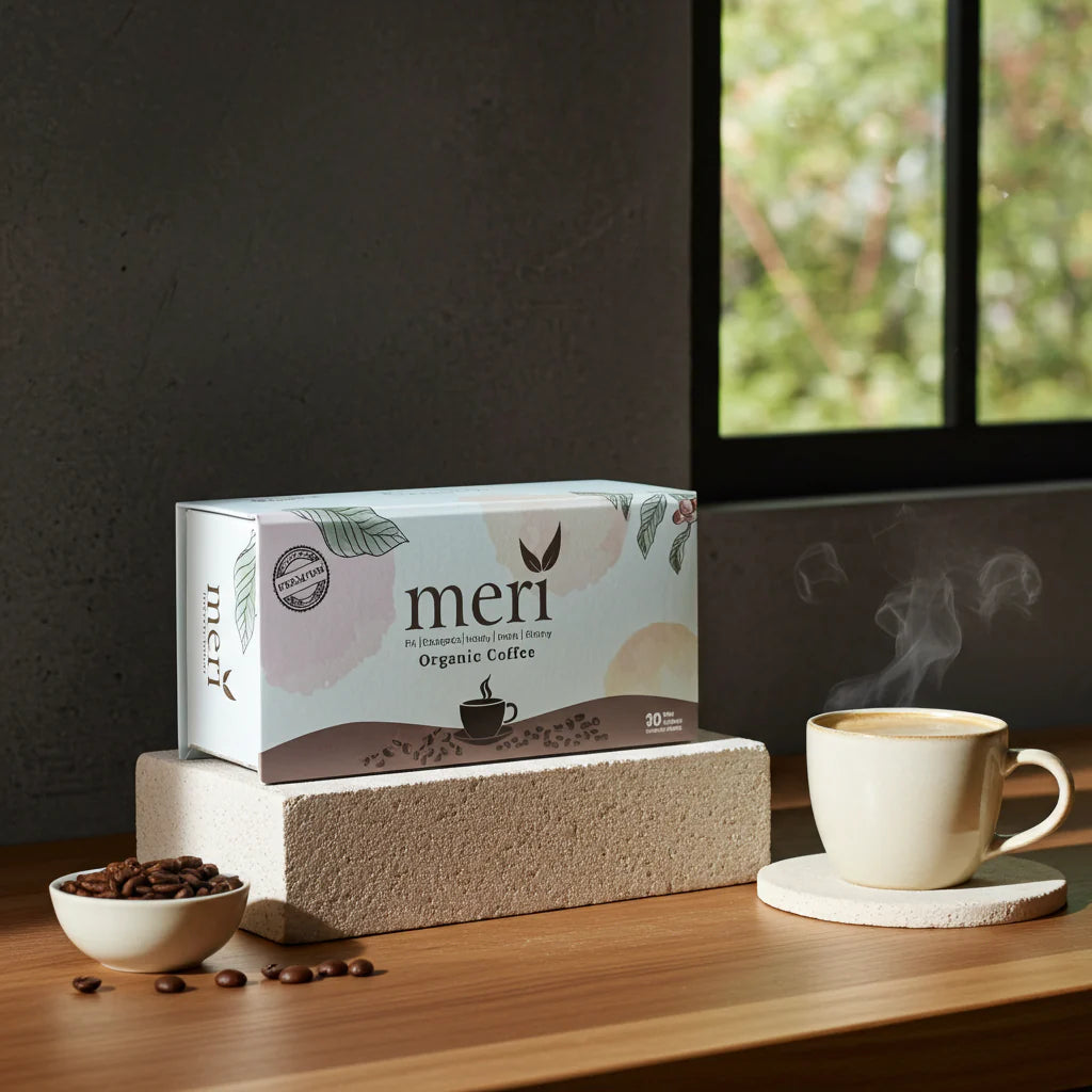 Meri Coffee – Instant Coffee with Collagen & Hyaluronic Acid
