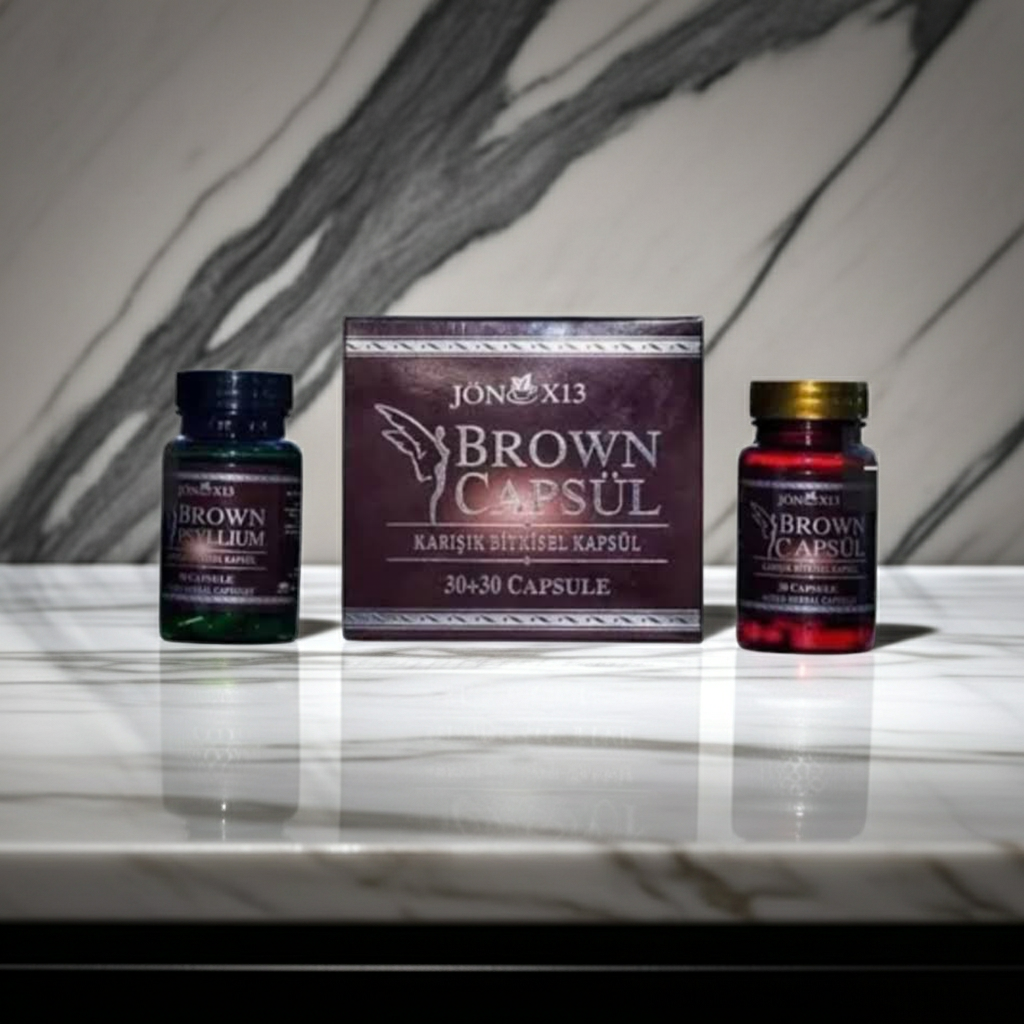 Brown Kapseln Jön X13 Nahrungsergänzungsmittel