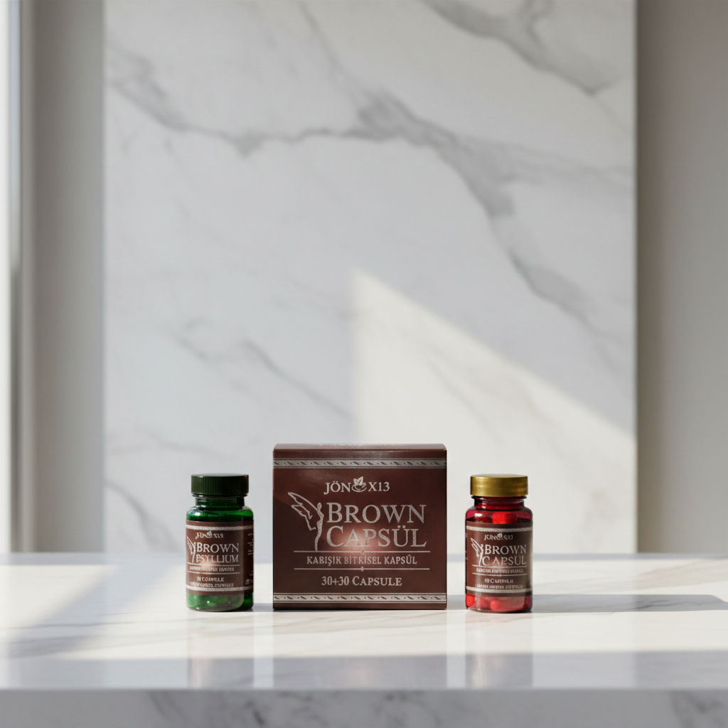 Brown Kapseln Jön X13 Nahrungsergänzungsmittel