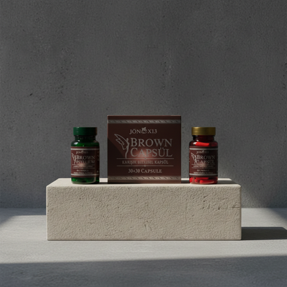 Brown Kapseln Jön X13 Nahrungsergänzungsmittel