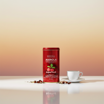 Narcissa Acerola – Herbal Powder with Acerola, Camu Camu & Green Tea