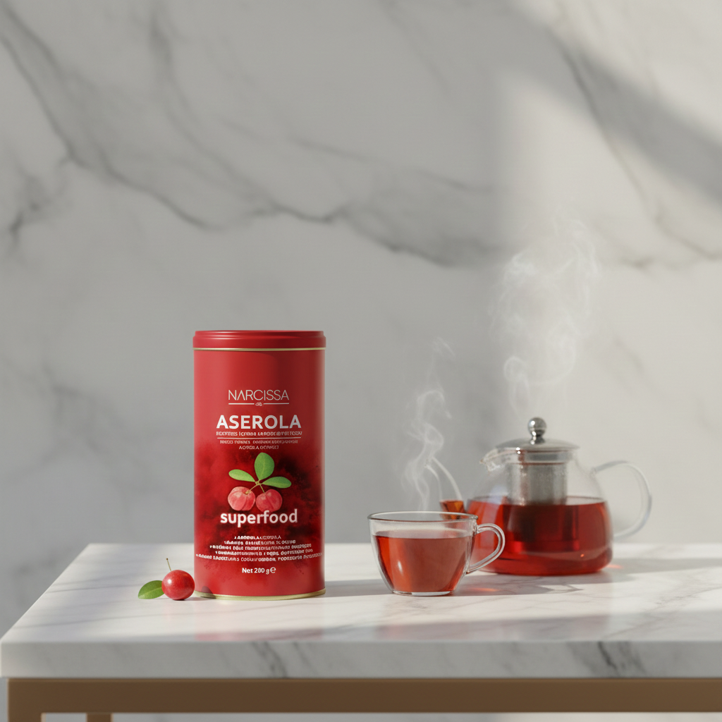 Narcissa Acerola – Herbal Powder with Acerola, Camu Camu & Green Tea