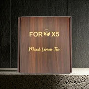 ForX5 Herbal Tea - with Lepidium & Lemon in an elegant wooden box