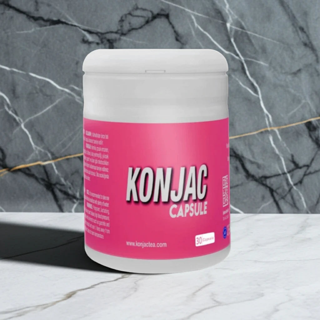 Konjac Capsules – Food Supplement with Glucomannan