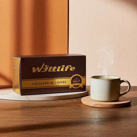 Wiltlife Coffee with Collagen - Instant Coffee with Moringa & Ginseng