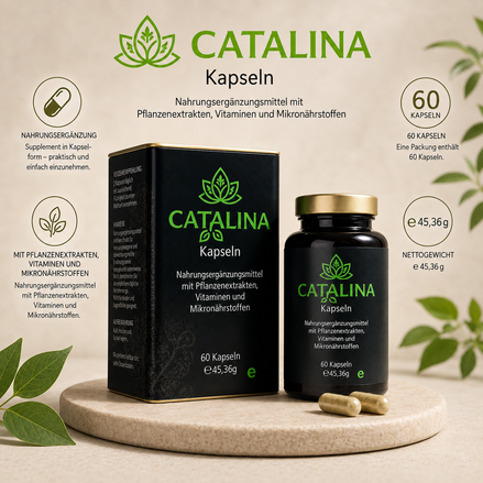 Catalina Kapseln 30 Stück – Infografik