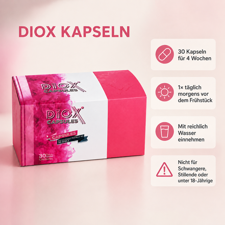 Diox Kapseln – 30 Kapseln – Einnahme und Hinweise