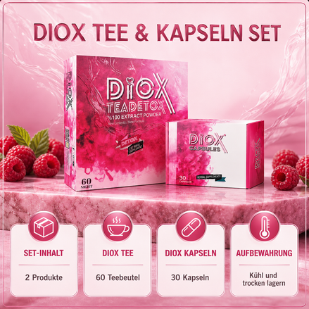 DIOX Set – 60 Teebeutel und 30 Kapseln
