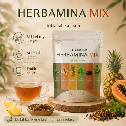 Herbamina Mix – Infografik
