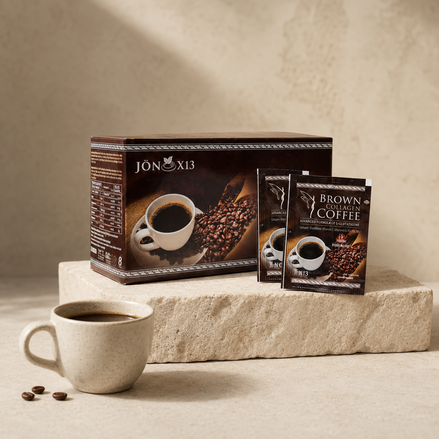 Jön X13 Brown Collagen Coffee – Hero-Produktbild