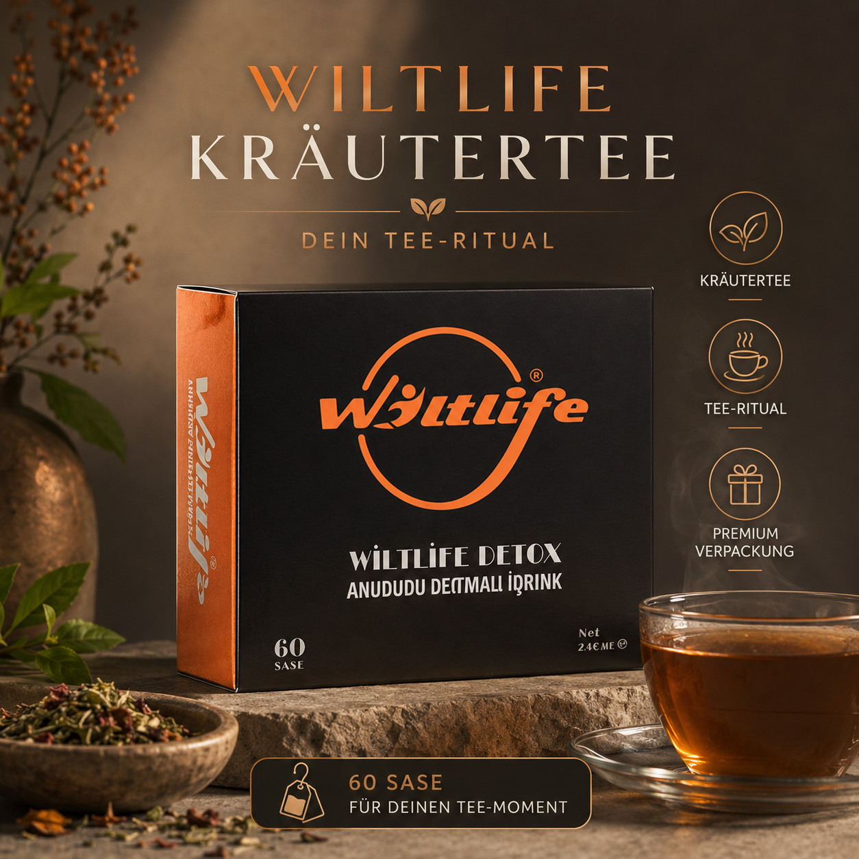 Wiltlife Kräutertee – Infografik