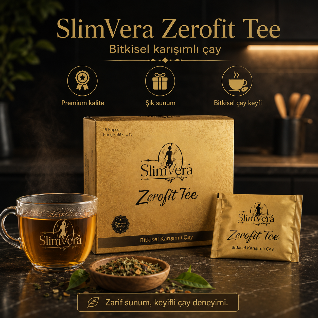 Zerofit Tee – Infografik